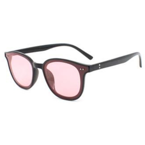 نظارات شمسية 20022 بعدسات UV400 وإطارات بيج وأرجواني ووردي ورمادي مع زخارف - Product Image 2