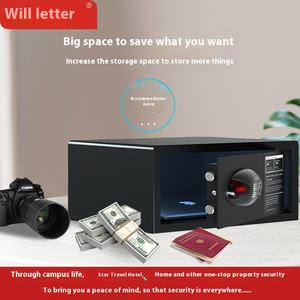 Caja DE SEGURIDAD DE <span class=keywords><strong>HOTEL</strong></span> DE ACERO exclusiva transfronteriza Caja de seguridad antirrobo Mini caja de seguridad para el hogar Suministro directo de fábrica - Product Image 2