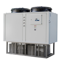 Refroidisseur à spirale 35 CV pour eau, machine de refroidissement industrielle robuste, refroidisseur de process basse température pour système d'extraction
