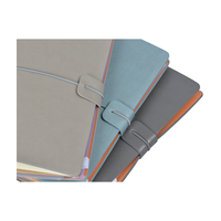 Carnet de voyage personnalisé en cuir PU multicolore, portable, pour l'extérieur, fabriqué en usine