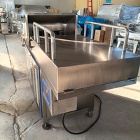 Machine à hacher la viande industrielle congelée, équipement automatique de broyage de viande pour la production de saucisses et de hamburgers