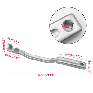 Adaptador de Llave Extensora Getltall, Conversión Hexagonal de 1/2 Pulgada, Magnético, Plateado y Negro, Llave Larga con Adaptador - Product Image 3