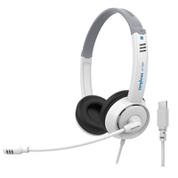 Tableta de aprendizaje con IA, auriculares internos con cable tipo C, micrófono externo de cuero no desmontable, para estudiantes en línea