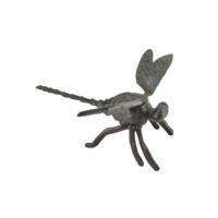 Estatua Moderna de Libélula de Hierro Fundido, Escultura Retro de Libélula de Metal, Adorno para Patio, Jardín, Interior, Hogar Rural, Decoración de Escritorio