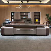 Nouveau bureau de patron minimaliste haut de gamme, bureau du président, bureau du président