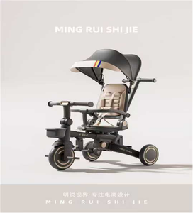 WQL - <span class=keywords><strong>Triciclo</strong></span> para Niños 4 en 1 de Nuevo Diseño, <span class=keywords><strong>Triciclo</strong></span> Plegable y Portátil para Bebés/Niños con Toldo - Product Image 5
