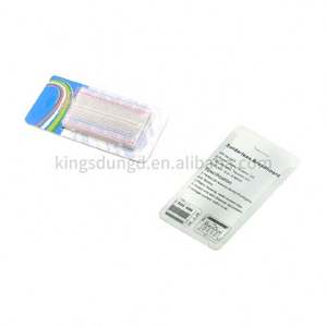 400 puntos de amarre entrelazados sin soldadura Placa de pruebas Universal <span class=keywords><strong>Protoboard</strong></span> DIY Placa de pan placa de circuito de prueba de autobús - Product Image 2