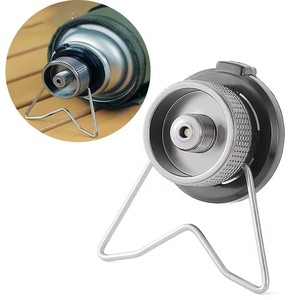 Adaptador de Estufa de Gas Portátil de Aleación de Aluminio Ligero, Convertidor Automático de Combustible de Butano para Cocina Compacta al Aire Libre y Camping - Product Image 6