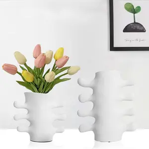 Modern Art Abstract Resin Vase-like Accessories Board Sales Office Porch Living Room Home Decoration Flower Arrangement