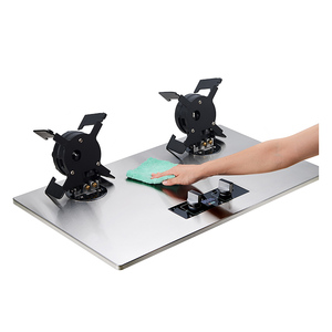 Wholesale Kitchen Appliance Home Gas Burner <b>Stove</b> Stainless Steel Lpg/ng Cooker <b>Stoves</b> with Safety Aq-g203 Kitchen Gas - Product Image 6