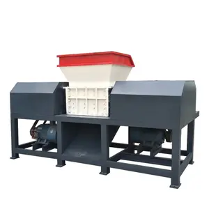 Dual-shaft shredder with complete accessories pressure tank metal plastic bottle scrap aluminum for recycling factory
