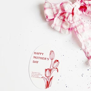 Tarjeta acrílica ovalada con diseño de miel y dulzura para decoración de pasteles del Día de la Madre - Product Image 4