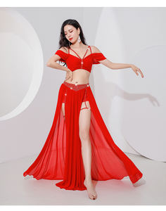 Conjunto de Traje de Danza del Vientre al por Mayor, Nuevo Conjunto de Práctica de Malla para Verano, Uniforme para Clases - Product Image 2