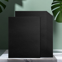 Papier cartonné noir double face personnalisable 250 g/m² A4 A3 en pâte de bois, idéal pour l'art, le bricolage et la découpe de papier – Vente chaude