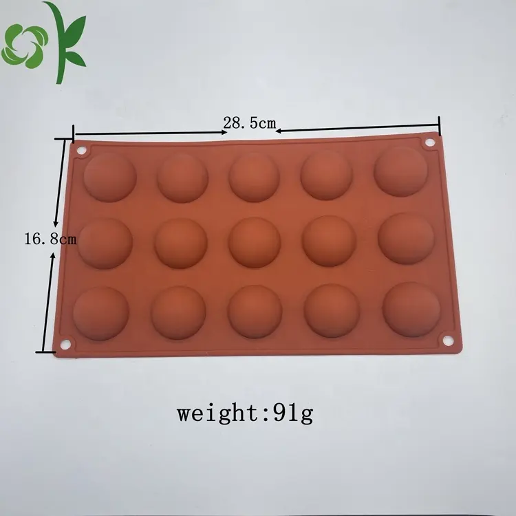 OKSILICONE בייקר דיפו סיליקון עובש קוקי שוקולד חצי כדור חצי עיגול סיליקון עוגת עובש אפיית מוס מדבר