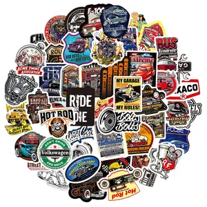 FF Vintage Hot Rod Stickers for Laptop 100pcs Classic India