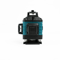 Déesse électrique 4D outil de niveau laser télécommande Li-ion batterie étui de transport rigide faisceau vert Bluetooth industriel auto-nivelant