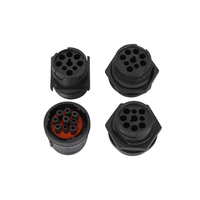 J1939 Conector negro de 9 pines Conector Deutsch