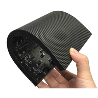 Écran LED incurvé intérieur P3, panneau LED fin, écran vidéo à accès frontal, panneau flexible de 3 mm, armoire LED pour animation