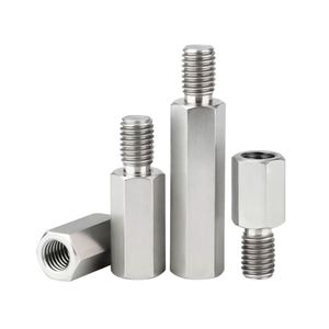 Aluminum Hex Standoff <b>Spacer</b> Double Female Thread Column Connector for Drone M2 M3 M4 M5 Custom CNC Drilling for Machining - Product Image 2