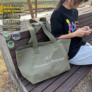 Bolsa de Mano de Lona Personalizable 2026 <span class=keywords><strong>para</strong></span> Mujer, con Diseño Acolchado, <span class=keywords><strong>para</strong></span> la Playa, con Logotipo Impreso Personalizado, Solapa Grande, Bolsa de Mano Premium - Product Image 2