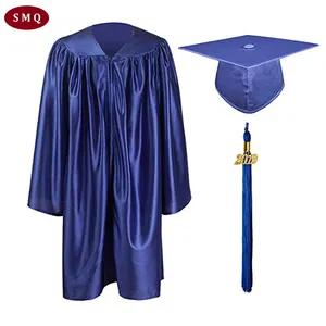 disposable Shiny finish preschool hat and gowns for graduation
