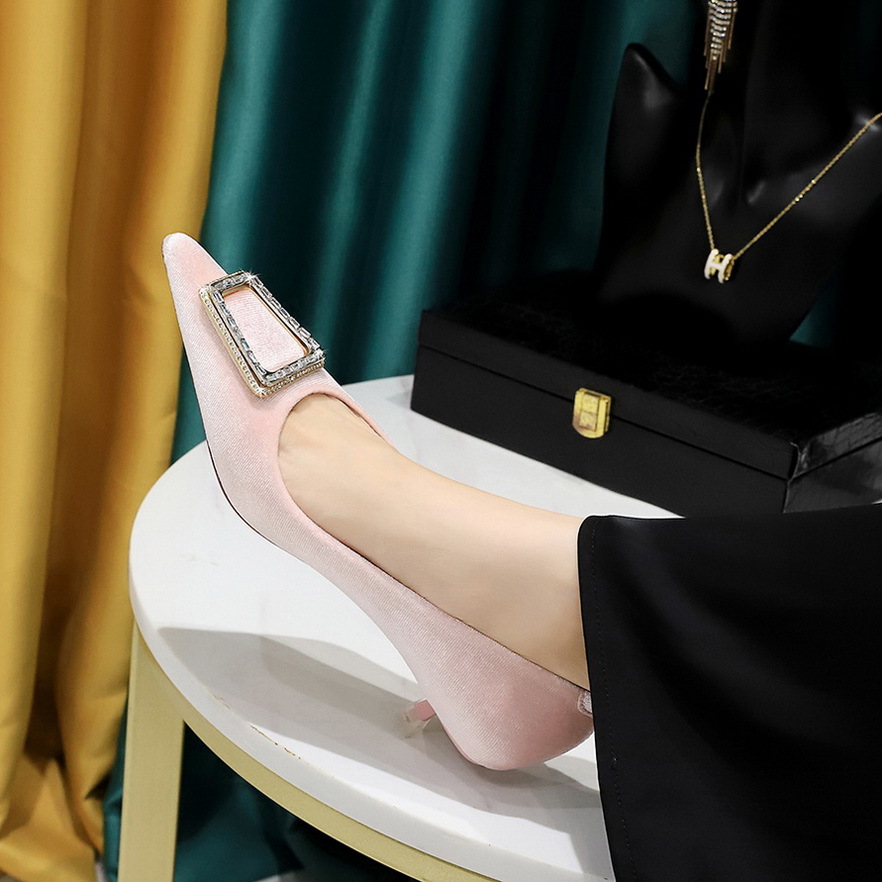 Pink low heel dress shoes best sale