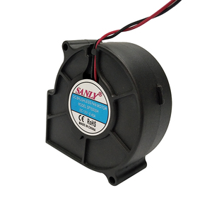 Sanly sf7530 24V không chổi than DC động cơ quạt Quạt 3000rpm lưỡi nhựa 75x75x30mm xả thông gió tự động khởi động lại làm mát OEM/ODM - Product Image 3
