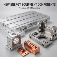 Usinage CNC personnalisé en acier inoxydable et aluminium pour la fabrication de composants de précision pour les équipements d'énergie nouvelle, fabricant OEM