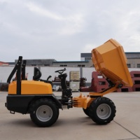 Dumper agricole de commande de roue de 4X4 1500kg Mini Dumper tous terrains Dumpers et transporteurs en vente
