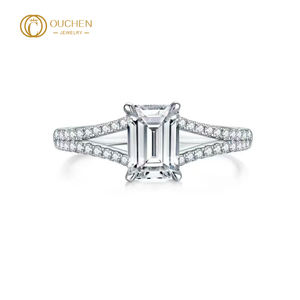 OUCHEN GIA・IGI認定ダイヤモンドリング CVD・HPHT 0.5ct～10ct 男性・女性向け 婚約・結婚 カスタマイズ対応 天然ダイヤモンド - Product Image 6