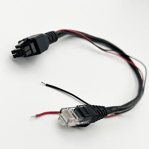 Molex3,0 мм Шаг 2*4pin к RJ45 кабель для передачи данных 0430250800 литья под давлением модель клеммы жгут - Product Image 5