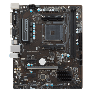Carte mère MS Computer Parts B350M PRO-VH PLUS MORTAR VD GAMING VDH BAZOOKA M2 DDR4 AM4 pour processeur de bureau DDR4 AM4 - Product Image 4