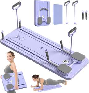 2025 5in1 Multi-Purpose Foldable Pilates Reformer Pilates <b>Board</b> AB Roller <b>Wheel</b> for Home Pilates Sliding <b>Board</b> - Product Image 1
