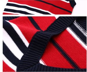 DFSC03 Otoño Invierno 2019 Chaleco de Suéter de Algodón Estilo Coreano Británico para Niños y Niñas, Uniforme Escolar - Product Image 5