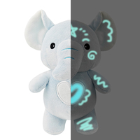 Peluche Kawaii Axolotl Fluorescente Effaçable au Laser pour Dessin Nocturne, Jouet en Peluche Personnalisé Réutilisable qui Brille dans le Noir pour le Sommeil