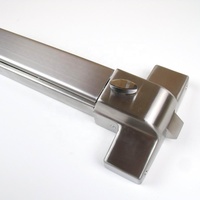 Sortie panique d'urgence Barre de poussée en acier inoxydable Dispositif de sortie panique Porte commerciale Usine en Chine Barre tactile Type de jante coupe-feu