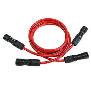 Black+Red 1500V PV Cable 2.5MM2 4MM2 6MM2 10MM2 Solar PV1F Solar dc Cable 6mm for Solar Power System h1z2z2k 6sqmm