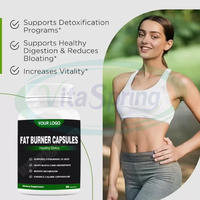 VitaSpring Natural 100 Pastillas quemador de grasa Probiótico Delgado Barriga plana Desintoxicación rápida Efectiva Acv Keto Cápsulas adelgazantes