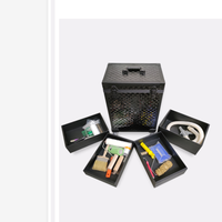 Kit de peinture ensembles d'outils outils de peinture fleurs décoration murale rouleau brosse ensemble peinture sac à outils boîte