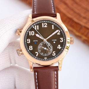 Reloj de Lujo de Alta Gama con Cristal de Zafiro, Serie Marrón Grado 5A, Diseño Formal y Elegante, Luminoso, Ideal para Vacaciones - Product Image 1