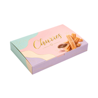 Boîtes d'emballage multi-compartiments pour churros avec inserts et plateaux de séparation pour sauces, snacks, plats à emporter et vente au détail