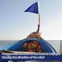 Décorations de fête à la maison en plein air en gros toutes les conceptions avec œillets en laiton drapeaux de fanion personnalisés drapeau de bateau triangle