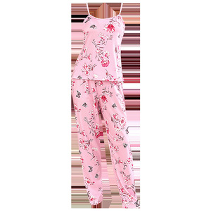 Nuovo Set Tre Pezzi Autunno-Inverno per Casa: Canottiere, Biancheria Intima, Pantaloni e Camicie <span class=keywords><strong>da</strong></span> <span class=keywords><strong>Notte</strong></span> per <span class=keywords><strong>Donna</strong></span> - Product Image 5