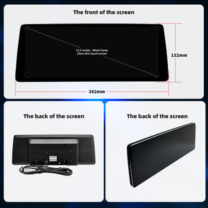 Layar QLED 2K Android 14 12,3 inci CARPLAY AUTO untuk Bmw X3 F25 X4 F26 X5 E70 X5 E71 F15 F16 F86 F10 F11 F18 GPS Navigasi Audio Mobil - Product Image 6