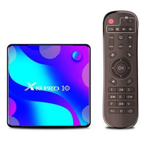 Venta caliente Rockchip RK3318 Quad Core Android <span class=keywords><strong>10</strong></span> OS 2GB RAM 16GB Dual Wifi Android 4K Smart TV Box <span class=keywords><strong>X88</strong></span> <span class=keywords><strong>Pro</strong></span> <span class=keywords><strong>10</strong></span> - Product Image 1