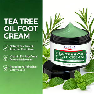 <span class=keywords><strong>Crema</strong></span> <span class=keywords><strong>para</strong></span> <span class=keywords><strong>Pies</strong></span> al por Mayor con Aloe Vera y Aceite de Árbol de Té <span class=keywords><strong>para</strong></span> Calmante Cuidado de los <span class=keywords><strong>Pies</strong></span>, Hidratante, Eliminación de Piel Áspera, Piel Muerta, Piel Gruesa y Talones Agrietados - Product Image 3