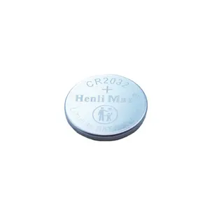 Henli Max CR2032 3.0V Primay Lithium Battery Lithium Manganese Dioxide Button Battery Cell Battery For Intelligent Industry