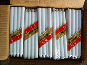 Candela della <span class=keywords><strong>casa</strong></span> bianca per il prodotto di cera di paraffina Africa - Product Image 5