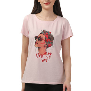 Camiseta de Lona con Estampado Animal para Chicas Jóvenes a la Moda, Silueta Elegante, 100% Algodón, Ecológica, de Secado Rápido, Transpirable y Elegante - Product Image 3